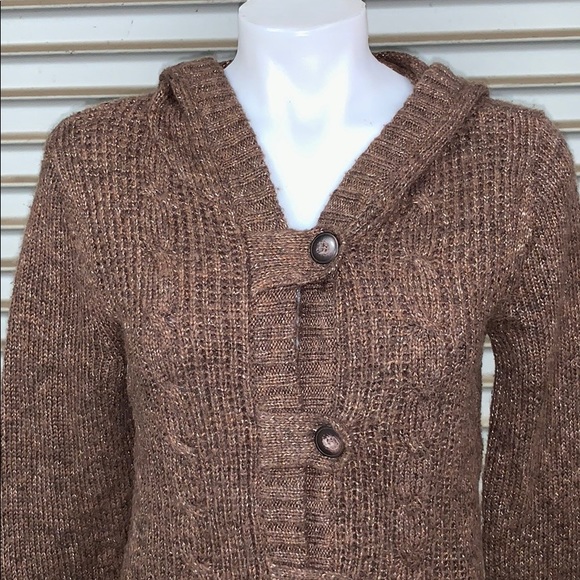 Maurice’s button up sweater with hood size medium - Picture 4 of 8